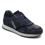 Solidus runner blauw subuck/textiel 83013